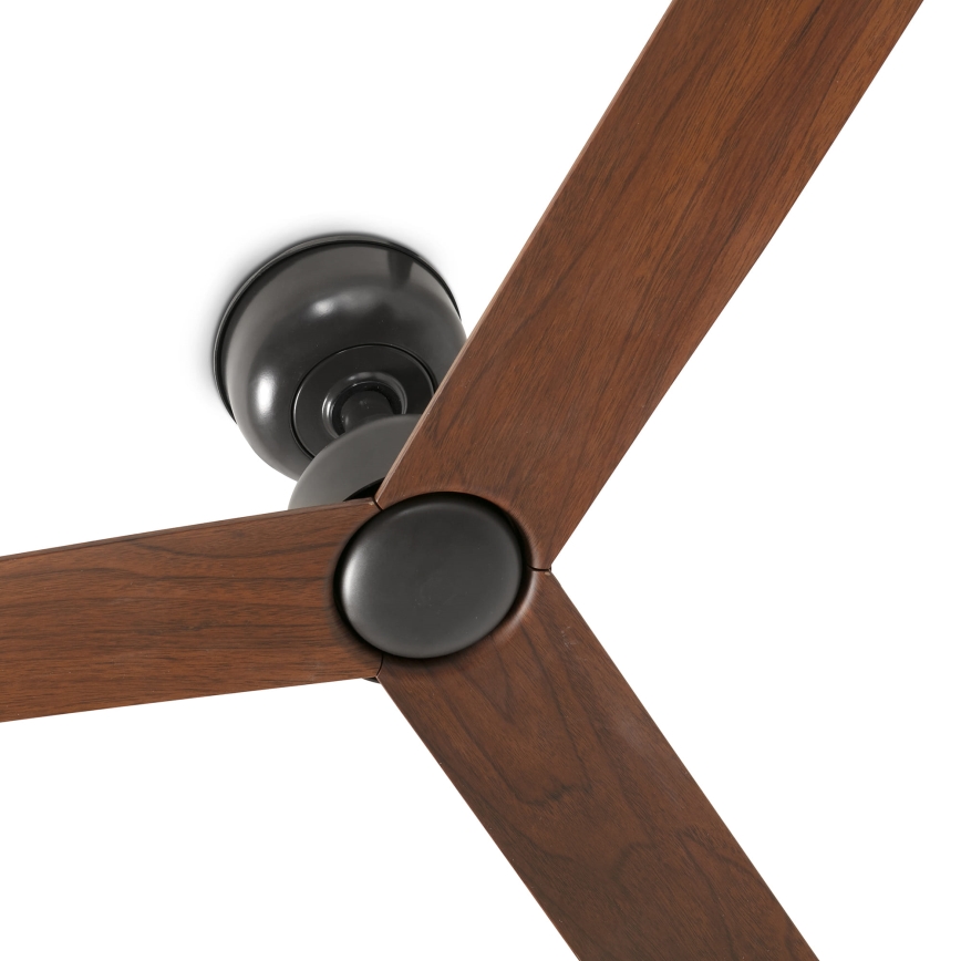 FARO 34372 - Plafonski ventilator MARINE M, prečnik 125 cm, braon/crna, IP44 + daljinski upravljač