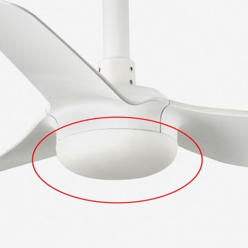 FARO 3R773 - Zamenski poklopac za ventilator MINI PUNT prečnika 12 cm, beo