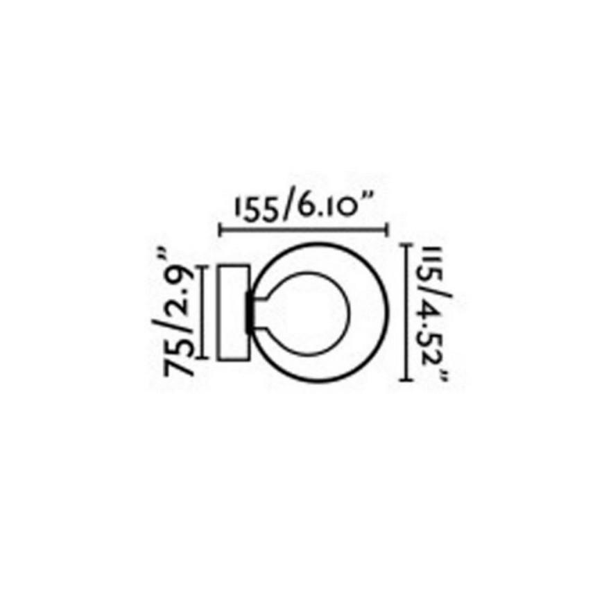 FARO 40086 - Kupatilsko zidno svetlo PERLA 1xG9/6W/230V IP44