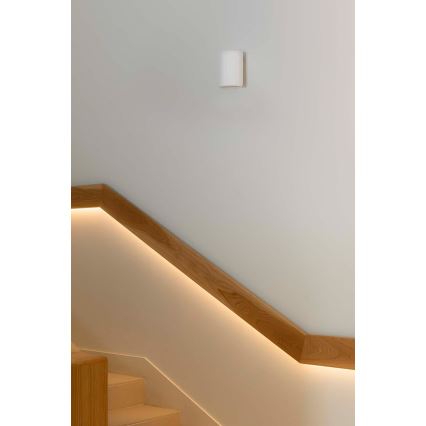 FARO 40522 - Zidno svetlo SOLE 1xGU10/8W/230V, belo, okruglo