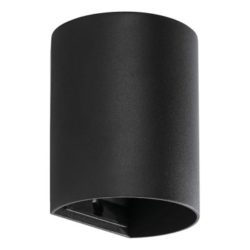 FARO 40523 - Zidno svetlo SOLE 1xGU10/8W/230V crno okruglo