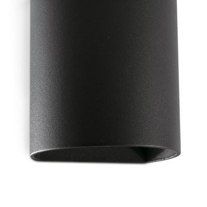 FARO 40523 - Zidno svetlo SOLE 1xGU10/8W/230V crno okruglo