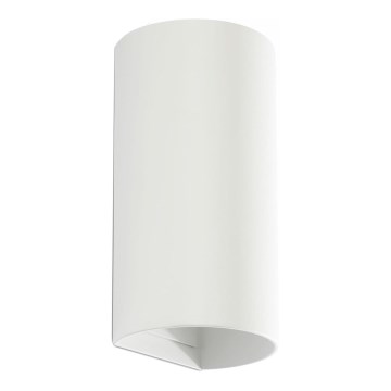 FARO 40538 - Zidna svetiljka SOLE 2xGU10/8W/230V, bela, okrugla