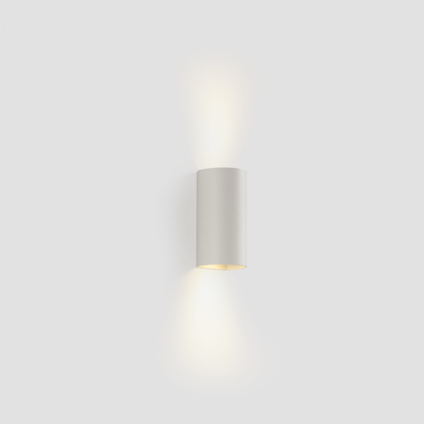 FARO 40538 - Zidna svetiljka SOLE 2xGU10/8W/230V, bela, okrugla