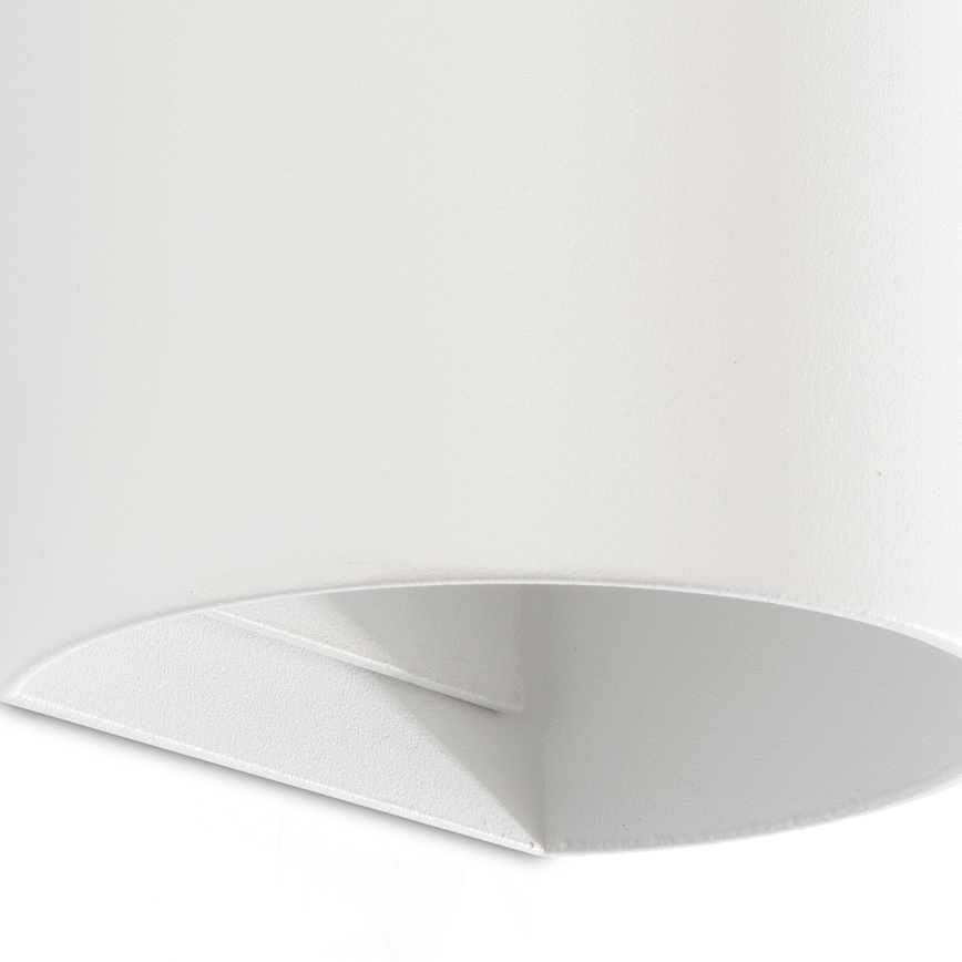 FARO 40538 - Zidna svetiljka SOLE 2xGU10/8W/230V, bela, okrugla