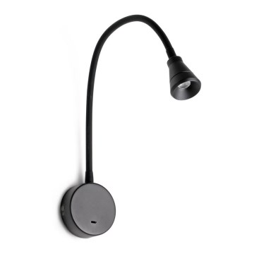 FARO 41030 - LED fleksibilna lampica BEL LED/3W/230V crna