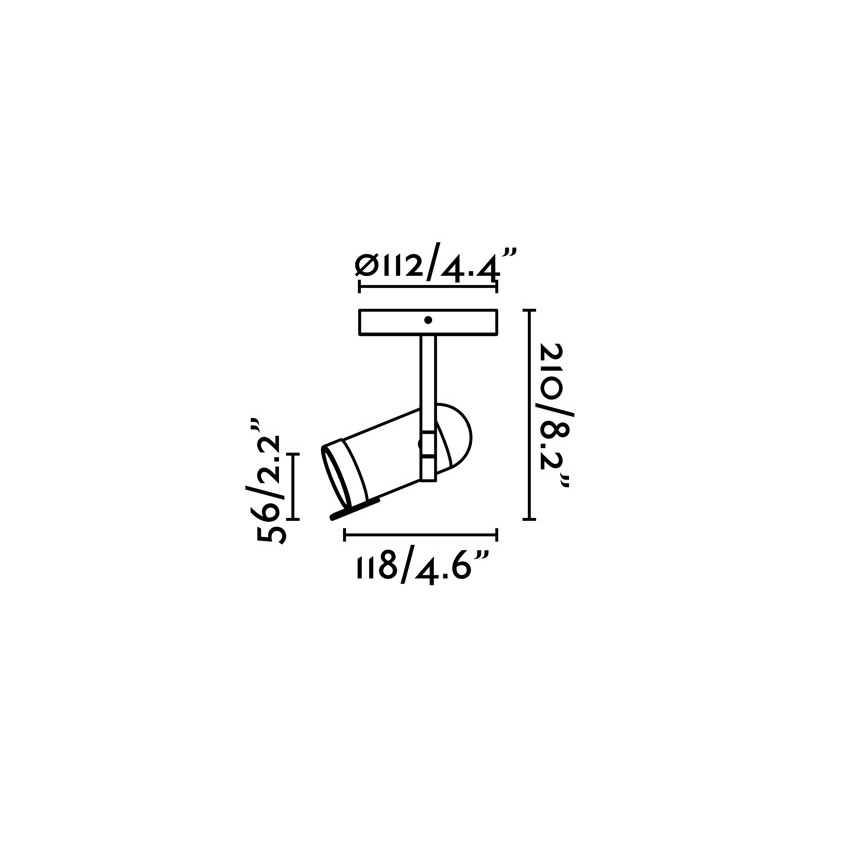 Faro 43531 - Spot svetiljka ORLEANS 1xGU10/8W/230V srebrna/crna