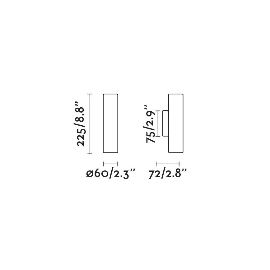 FARO 43760 - Zidno svetlo STAN 2xGU10/8W/230V zlatno