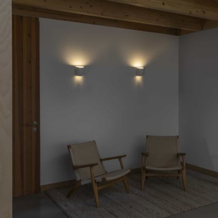 FARO 63429 - Zidna lampa KAPPU 1xE14/7W/230V 25x15 cm bela