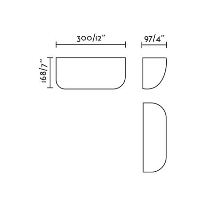 FARO 63430 - Zidna svetiljka KAPPU 2xE14/7W/230V 16,8x30 cm bela