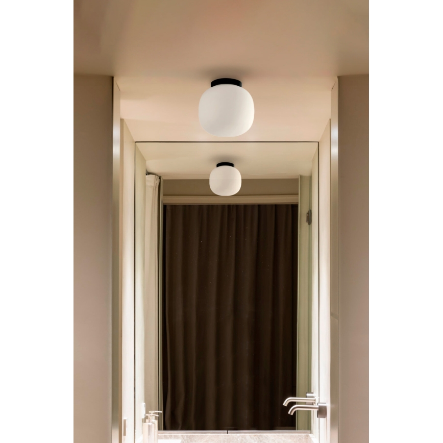 FARO 68611 - Plafonsko svetlo AMELIA 1xE27/15W/230V IP44 bela/crna