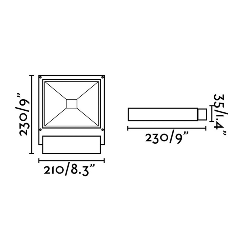 FARO 70261 - LED reflektor KARL LED/12W/230V IP65