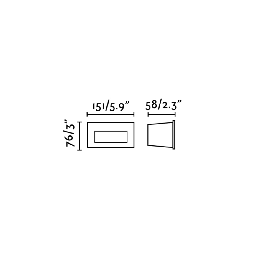 FARO 70288 - LED Ugradno svetlo MANI LED/5W/230V 2200/2700/3200/4000K IK07 IP65 bela
