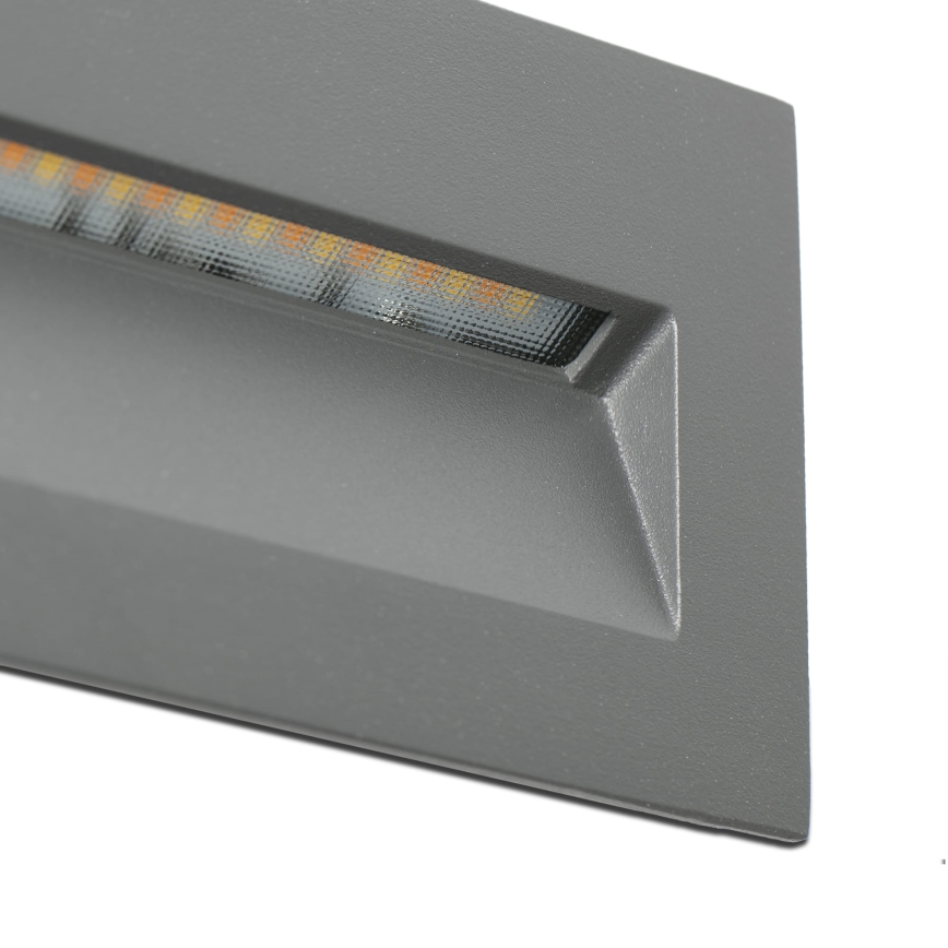 FARO 70289 - LED ugradna svetiljka MANI LED/5W/230V 2200/2700/3200/4000K IK07 IP65 siva