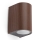 FARO 70324 - Spoljna zidna svetiljka ESTELA 1xGU10/5W/230V IP65 braon