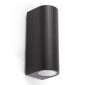 FARO 70327 - Spoljašnje zidno svetlo ESTELA 2xGU10/5W/230V IP65 crno