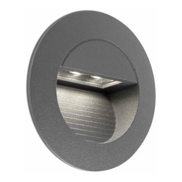 FARO 70403 - LED spoljašnje zidno svetlo MINI RACING LED/1,2W/230V IP44