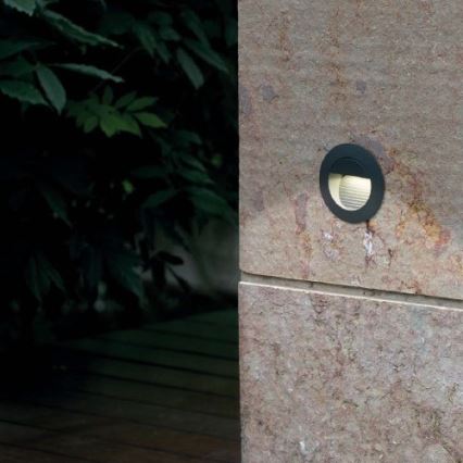 FARO 70403 - LED spoljašnje zidno svetlo MINI RACING LED/1,2W/230V IP44