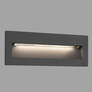 FARO 70638 - LED spoljna ugradna svetiljka NAT LED/8W/230V IP65 crna
