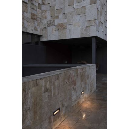 FARO 70638 - LED spoljašnja zidna svetiljka NAT LED/8W/230V IP65