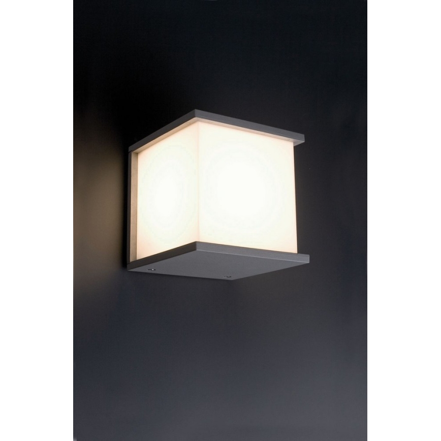 FARO 70689 - Spoljna zidna svetiljka KUBICK 1xE27/60W/100-240V IP44
