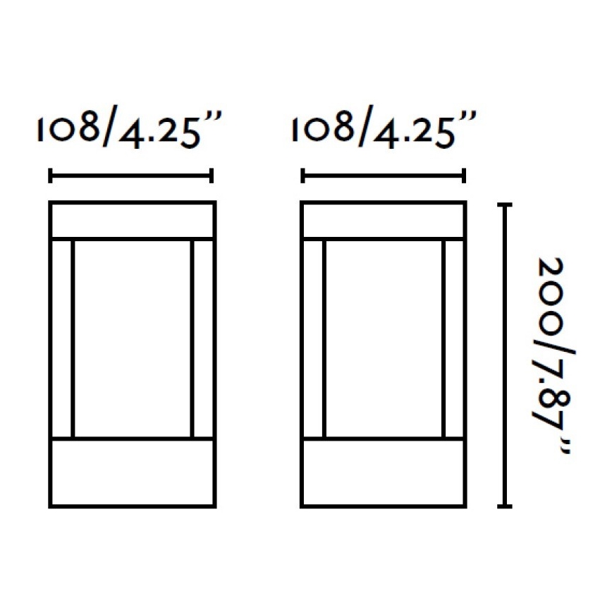 FARO 70755 - LED spoljašnja lampa AGRA LED/10W/230V IP54
