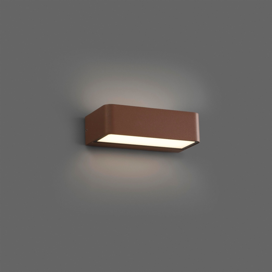 FARO 71309 - LED spoljašnje zidno svetlo TAKUA LED/10W/230V IP65, braon