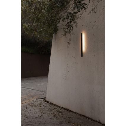FARO 71800 - LED Spoljašnja zidna svetiljka LIME LED/6W/230V 2700/3000/4000K 60 cm CRI 90 IP65 crna