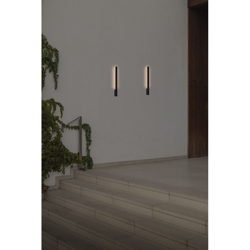 FARO 71800 - LED Spoljašnja zidna svetiljka LIME LED/6W/230V 2700/3000/4000K 60 cm CRI 90 IP65 crna