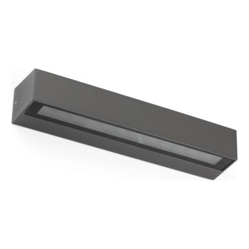 FARO 71904 - LED Spoljašnje zidno svetlo DORO 2xLED/10W/230V IP65 antracit