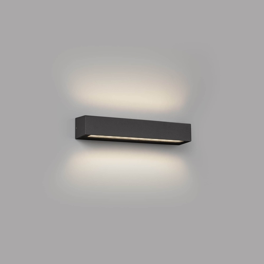 FARO 71904 - LED Spoljašnje zidno svetlo DORO 2xLED/10W/230V IP65 antracit