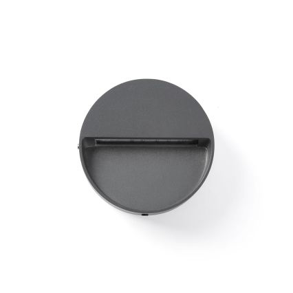 FARO 71960 - LED svetlo za stepenište DUNE LED/3W/230V 2200/2700/3200/4000K IP65 antracitno okruglo