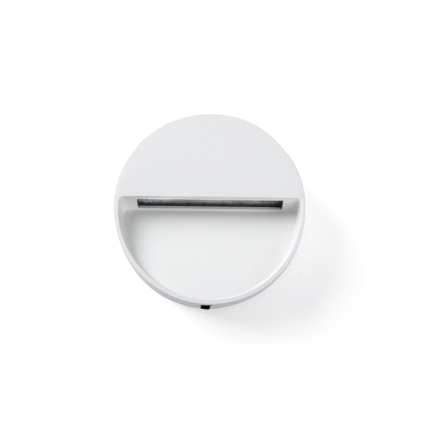 FARO 71961 - LED svetiljka za stepenište DUNE LED/3W/230V 2200/2700/3200/4000K IP65 bela, okrugla