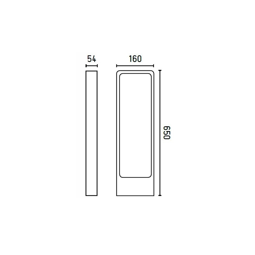 FARO 75520 - LED spoljašnja lampa DAS LED/5W/230V IP54