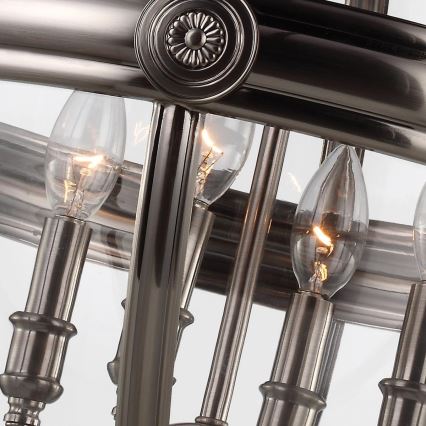 Feiss - Luster na lancu ADAMS 4xE14/60W/230V bronzan