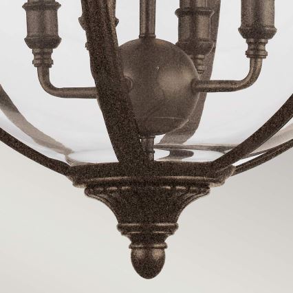 Feiss - Luster na lancu ADAMS 4xE14/60W/230V bronzan