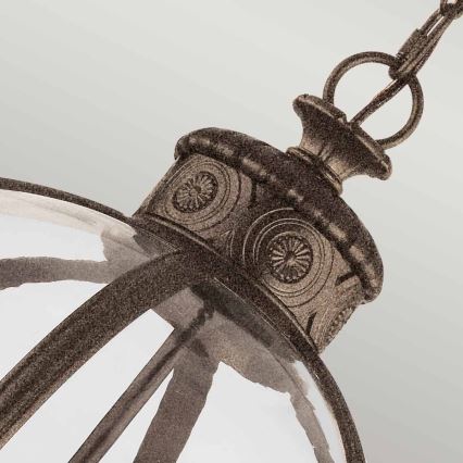 Feiss - Luster na lancu ADAMS 4xE14/60W/230V bronzan