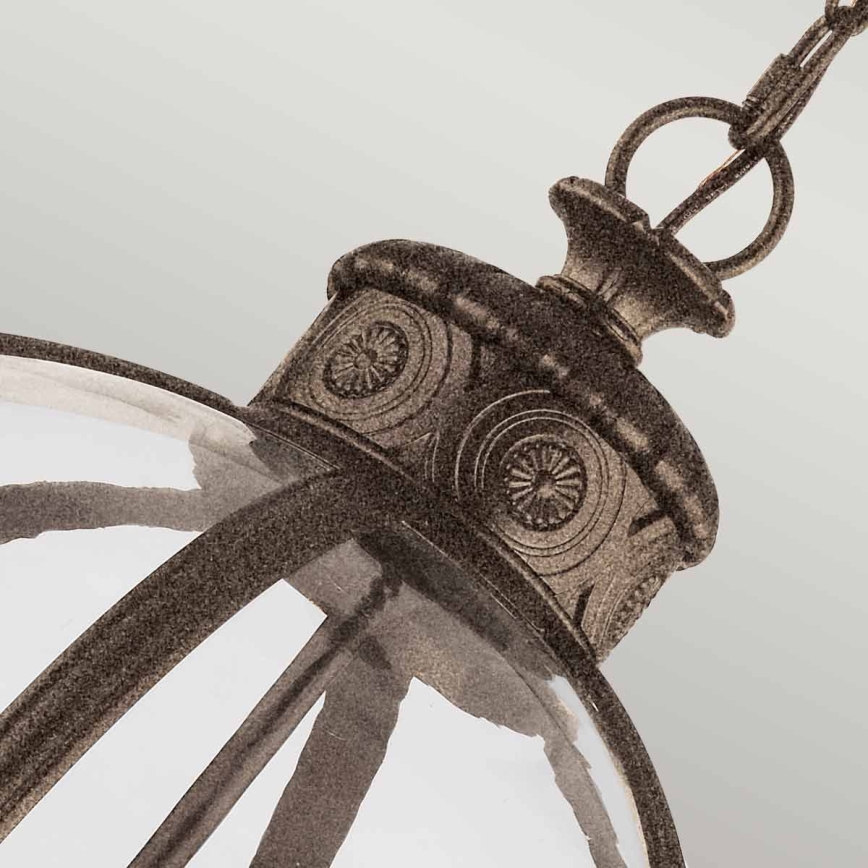 Feiss - Luster na lancu ADAMS 4xE14/60W/230V bronzan