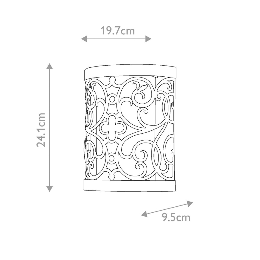Feiss - Zidno svetilo ARABESQUE 1xE14/60W/230V
