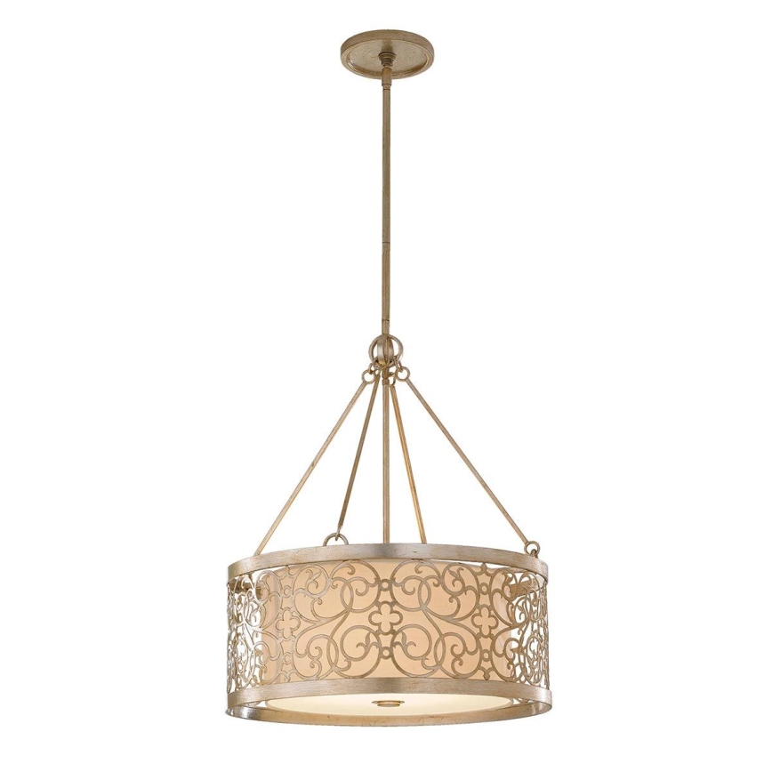 Feiss - Luster na stalku ARABESQUE 4xE27/60W/230V zlatna