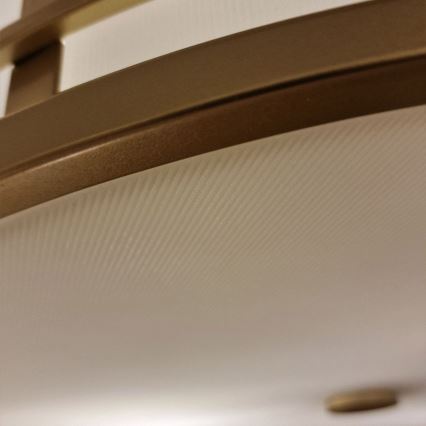 Feiss - Plafonska lampa FUSION 3xE27/40W/230V prečnik 34,3 cm zlatna