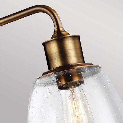 Feiss - Luster na štapu HOBSON 3xE27/60W/230V bronzan