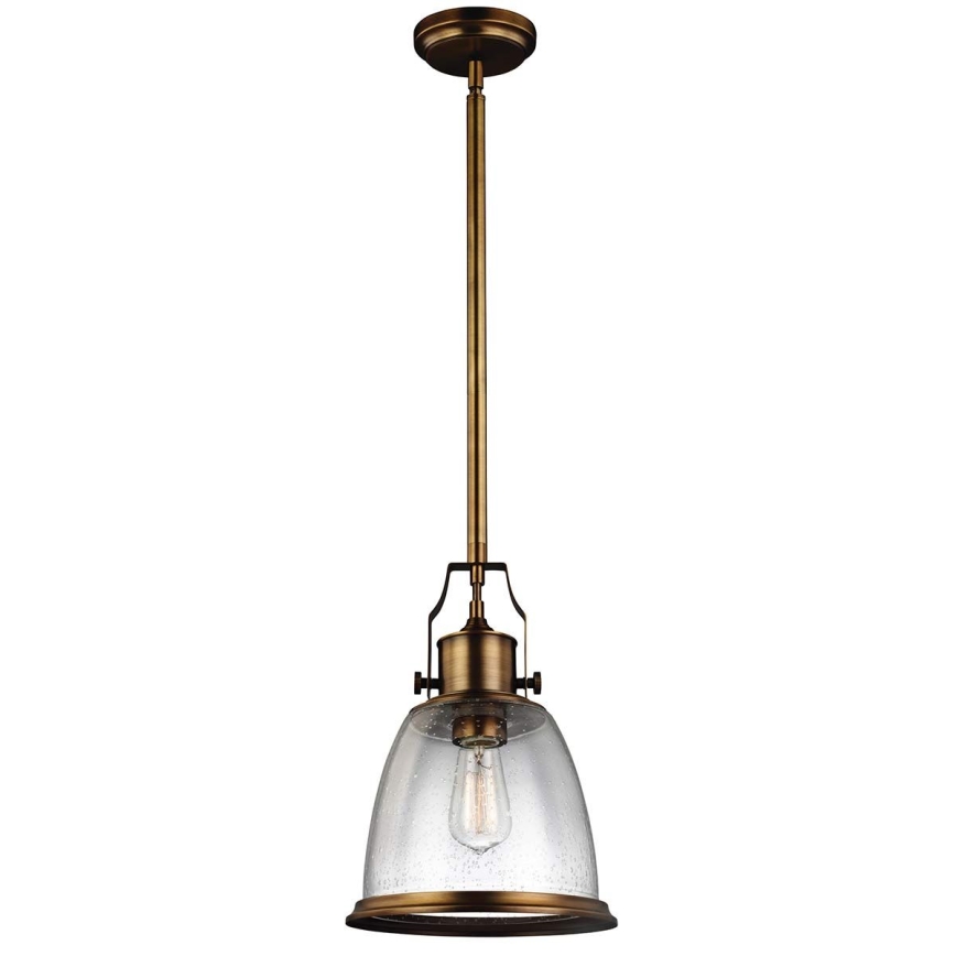 Feiss - Luster na šipci HOBSON 1xE27/60W/230V bronzan