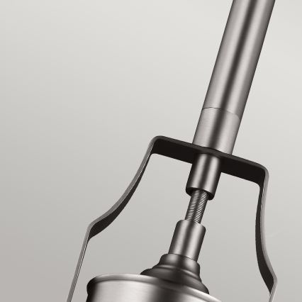 Feiss - Luster na šipci HOBSON 1xE27/60W/230V srebran