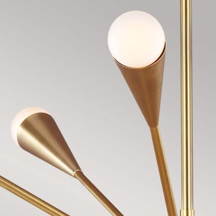 Feiss - LED luster na štapu JAX 10xG9/3W/230V zlatna