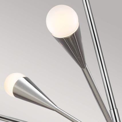 Feiss - LED luster na štangu JAX 10xG9/3W/230V sjajni hrom