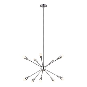 Feiss - LED luster na štangu JAX 10xG9/3W/230V sjajni hrom