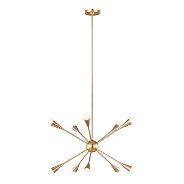 Feiss - LED luster na štapu JAX 10xG9/3W/230V zlatna