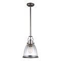 Feiss - Luster na šipci HOBSON 1xE27/60W/230V srebran