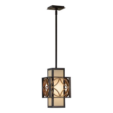 Feiss - Luster na štapu REMY 1xE27/60W/230V crna/zlatna